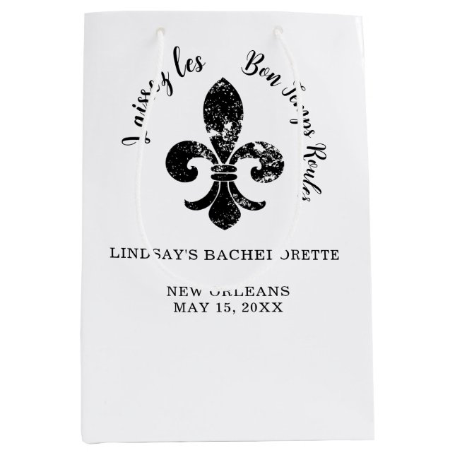 Bolsa de regalo de la Fleue De Lis Bachelorette (Anverso)