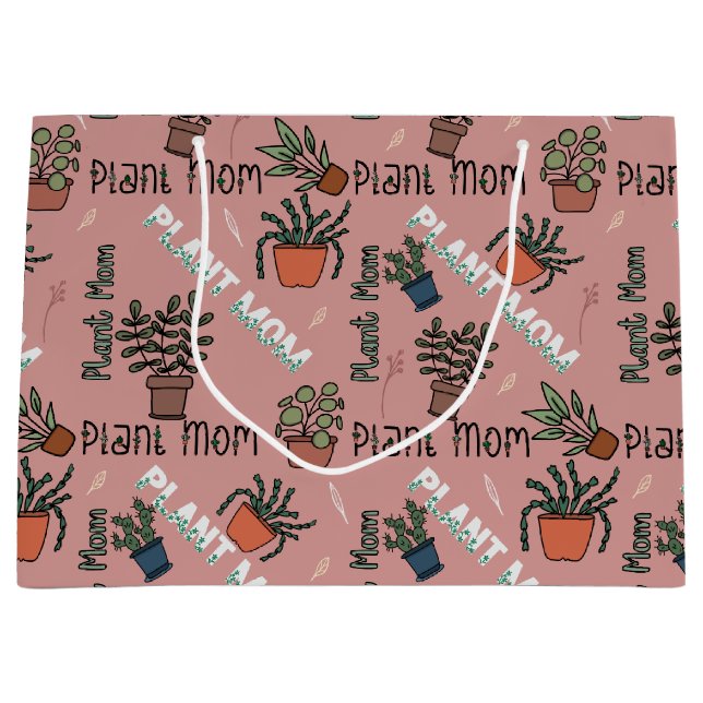 Bolsa de regalo de la madre de planta (Anverso)