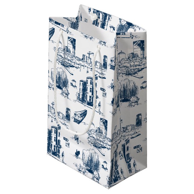 Bolsa de regalo de la Marina de los Toile de Bosto (Angulo Anverso)