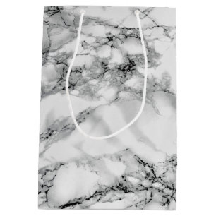 Bolsa de regalo de la Piedra de Mármol Blanco
