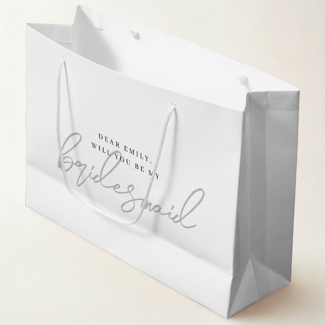 Bolsa de regalo de la propuesta de la dama de hono (Subido por el creador)