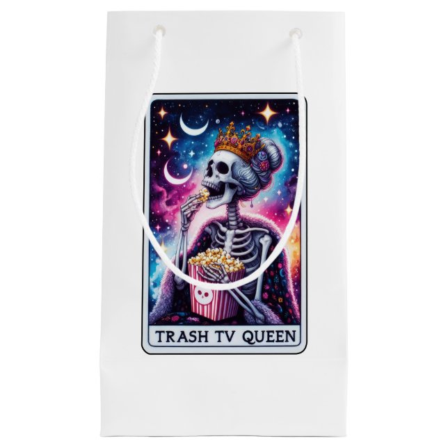 Bolsa de regalo de la tarjeta Trash TV Queen Tarot (Anverso)