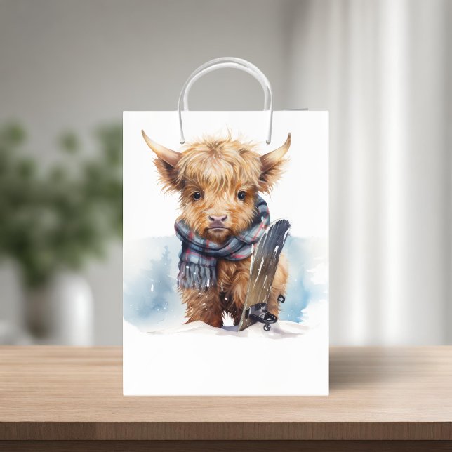 Bolsa de regalo de la vaca-abunga de Highland - Bl (Subido por el creador)