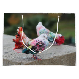 Bolsa de regalo de las aves coloridas