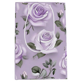 Bolsa de regalo de lavanda y boda blanco