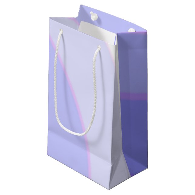 Bolsa de regalo de Lilac Swirls (Angulo Anverso)