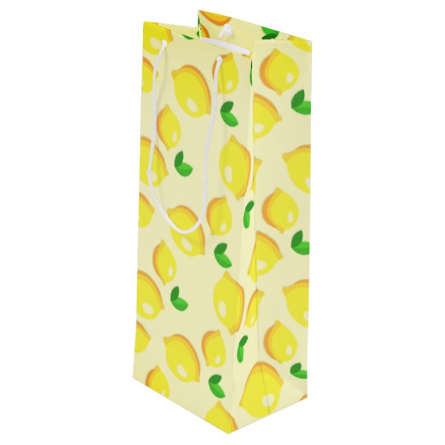Bolsa de regalo de los lemas amarillos (Angulo reverso)