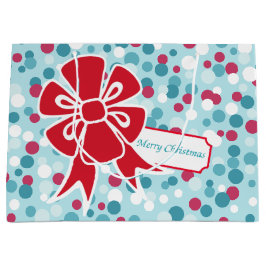 Bolsa de regalo de los navidades Red Bow