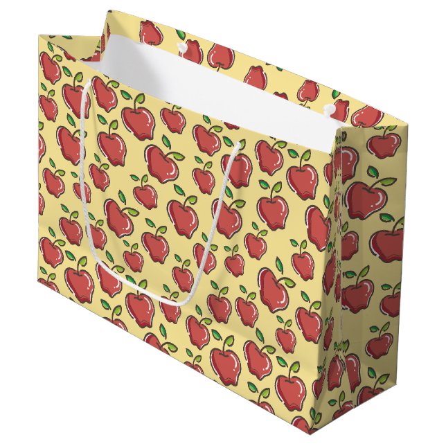Bolsa de regalo de manzanas frescas (Angulo Anverso)
