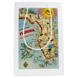 Bolsa de regalo de mapa de Florida