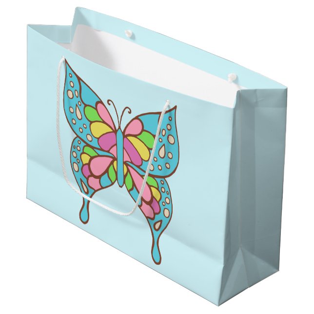 Bolsa de regalo de mariposa de bonito (Angulo Anverso)