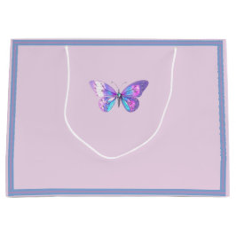 Bolsa de regalo de mariposa holográfica de bonito