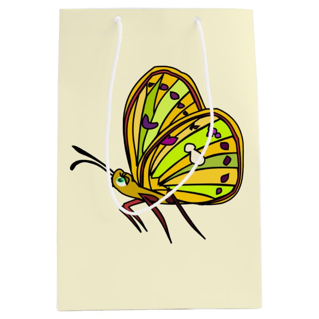 Bolsa de regalo de mariposa pequeña - Tus colores (Anverso)