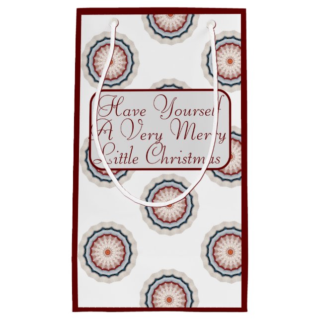 Bolsa de regalo de Medallón de Vintage (Anverso)