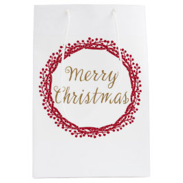 Bolsa de regalo de moras de navidad