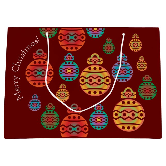 Bolsa de Regalo de Navidad de Feliz (Anverso)