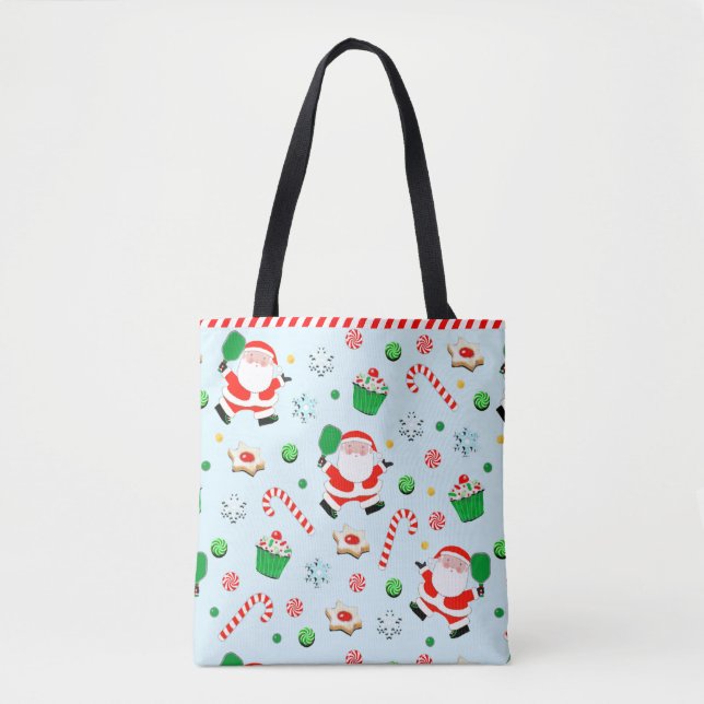 Bolsa de regalo de Navidad de Pickleball (Anverso)