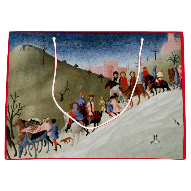BOLSA DE REGALO DE NAVIDAD EL VIAJE DE LOS MAGOS (Anverso)
