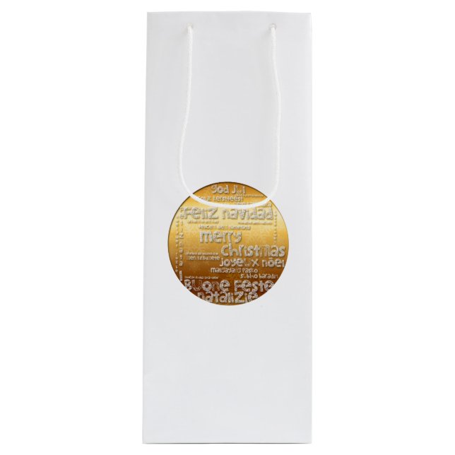 Bolsa de regalo de Navidad internacional Navidad W (Anverso)