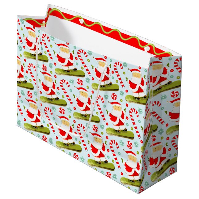 Bolsa de regalo de Navidad para Navidades de Snowb (Angulo Anverso)