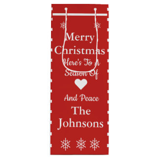 Bolsa de regalo de Navidad para Personalizado Feli