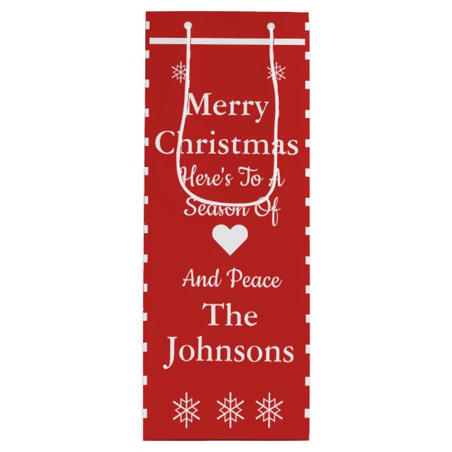 Bolsa de regalo de Navidad para Personalizado Feli (Anverso)