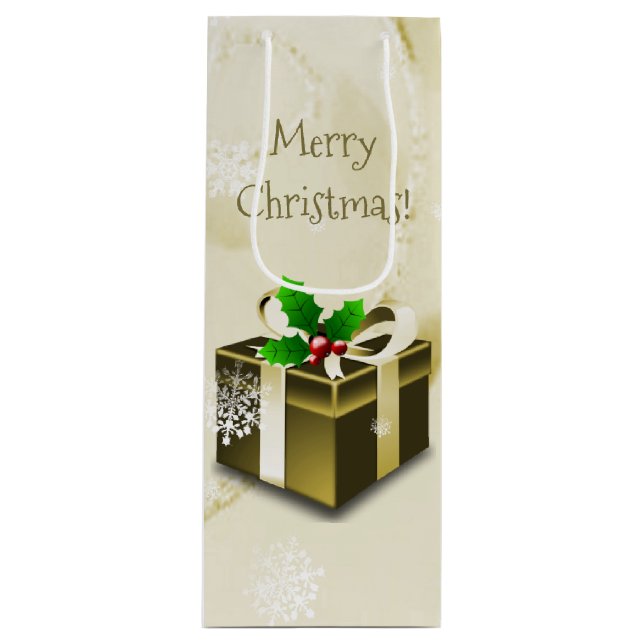 Bolsa de regalo de Navidades de oro (Anverso)