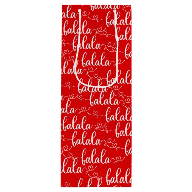 Bolsa de regalo de Navidades rojos (Anverso)