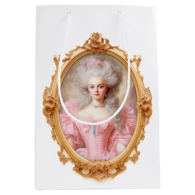 Bolsa de regalo de novia Marie Antoinette (Anverso)