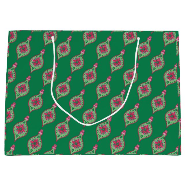 Bolsa de Regalo de Ornamento de Navidad (Anverso)