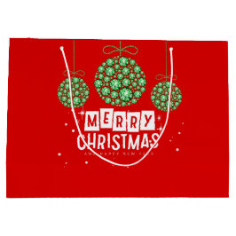 Bolsa de regalo de Ornamento de Navidad grande