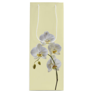Bolsa de regalo de orquídea pastel