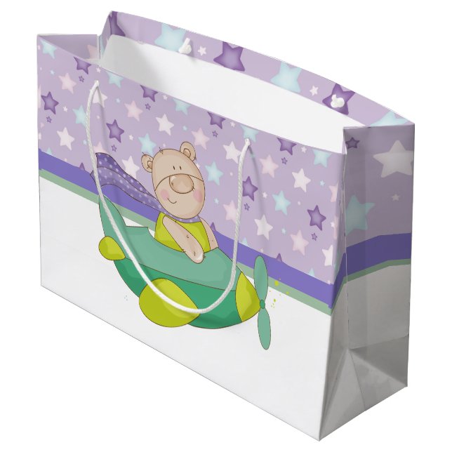 Bolsa de regalo de osito de peluche Adorable Paste (Angulo reverso)