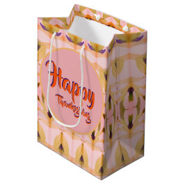 Bolsa de regalo de papel de Acción de Gracias medi