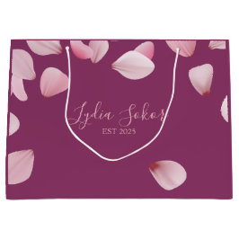 Bolsa de regalo de papel elegante y personalizada