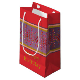 Bolsa De Regalo De Papel Pequeña Con Feliz Cumplea