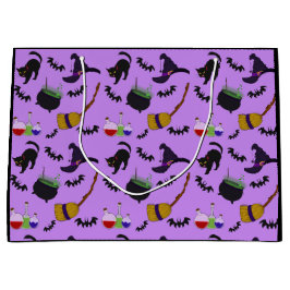 Bolsa de regalo de patrón de herramientas de bruja