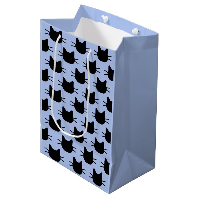 Bolsa de regalo de patrón de repetición de silueta (Angulo Anverso)