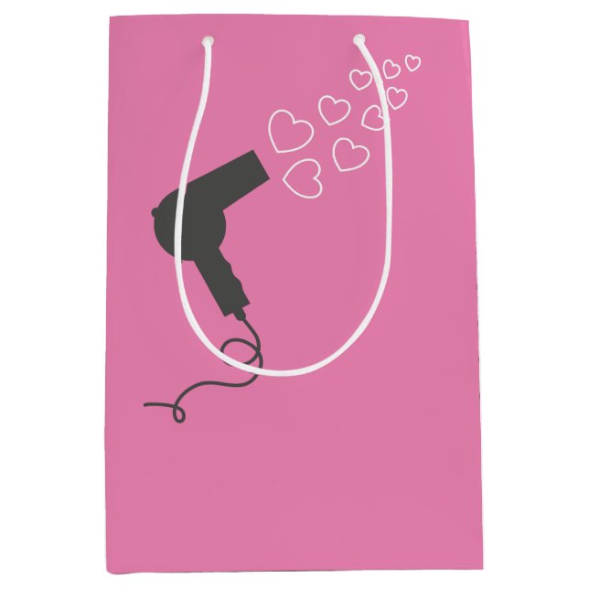 Bolsa de regalo de peluquería estilista (Anverso)