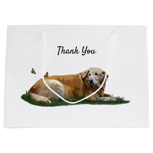 Bolsa de Regalo de Perro de Raza Mixta de Labrador (Anverso)