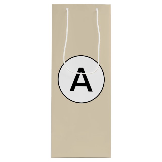 Bolsa de regalo de PERSONALIZABLE con MONOGRAMA (Anverso)