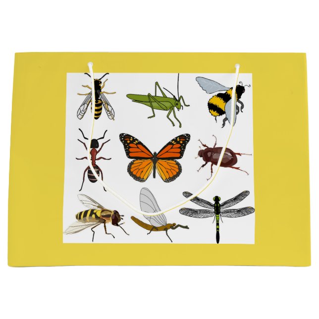 Bolsa de regalo de PERSONALIZABLE Guay INSECTS (Anverso)