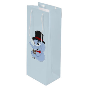 Bolsa de regalo de personalizado de elefante lindo