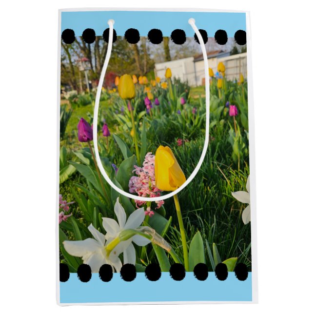 Bolsa de regalo de Personalizado floral (Anverso)