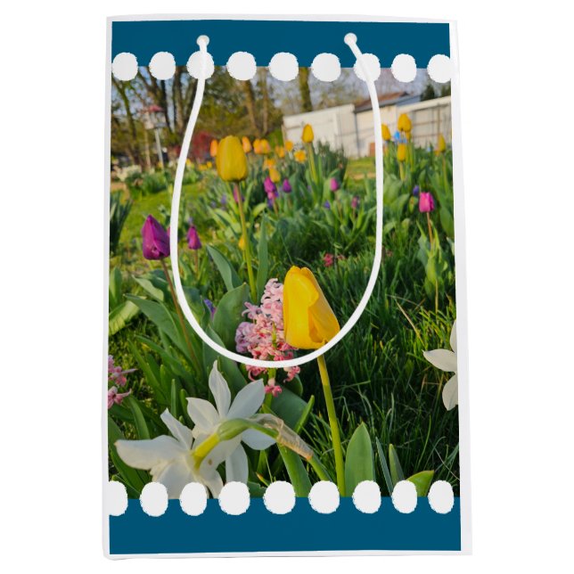 Bolsa de regalo de Personalizado floral (Anverso)