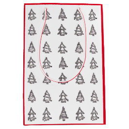 Bolsa de Regalo de Pine Tree para Navidades modern