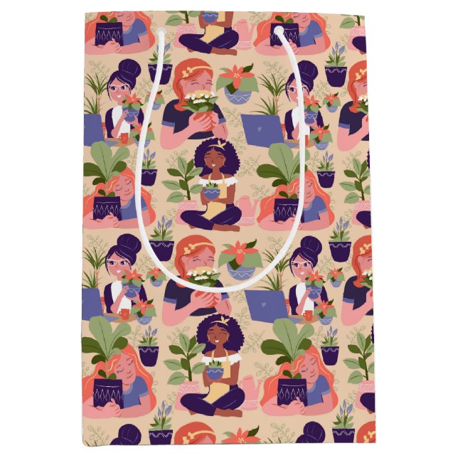 Bolsa de regalo de Plant Lady Gardening (Anverso)