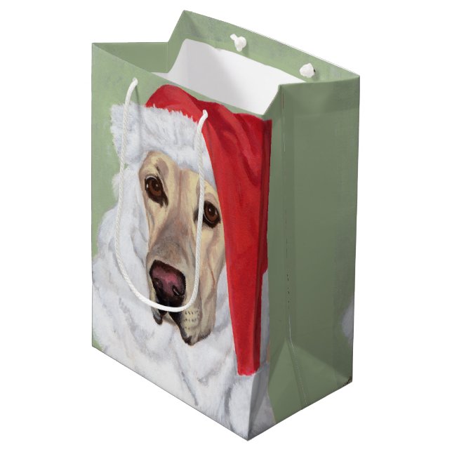 Bolsa de regalo de porcino de Labrador amarillo de (Angulo Anverso)