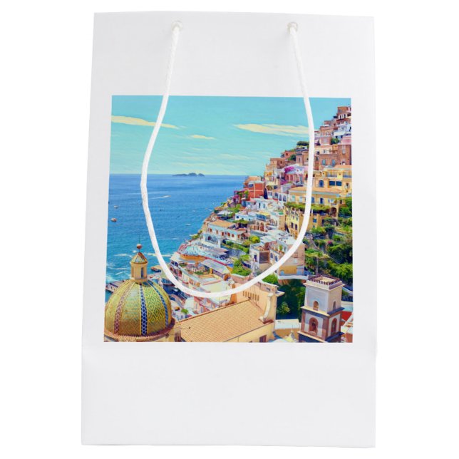 Bolsa de regalo de Positano Italia (Reverso)