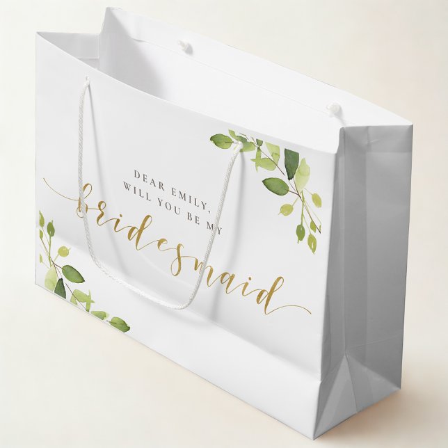 Bolsa de regalo de propuesta de dama de honor y de (Subido por el creador)